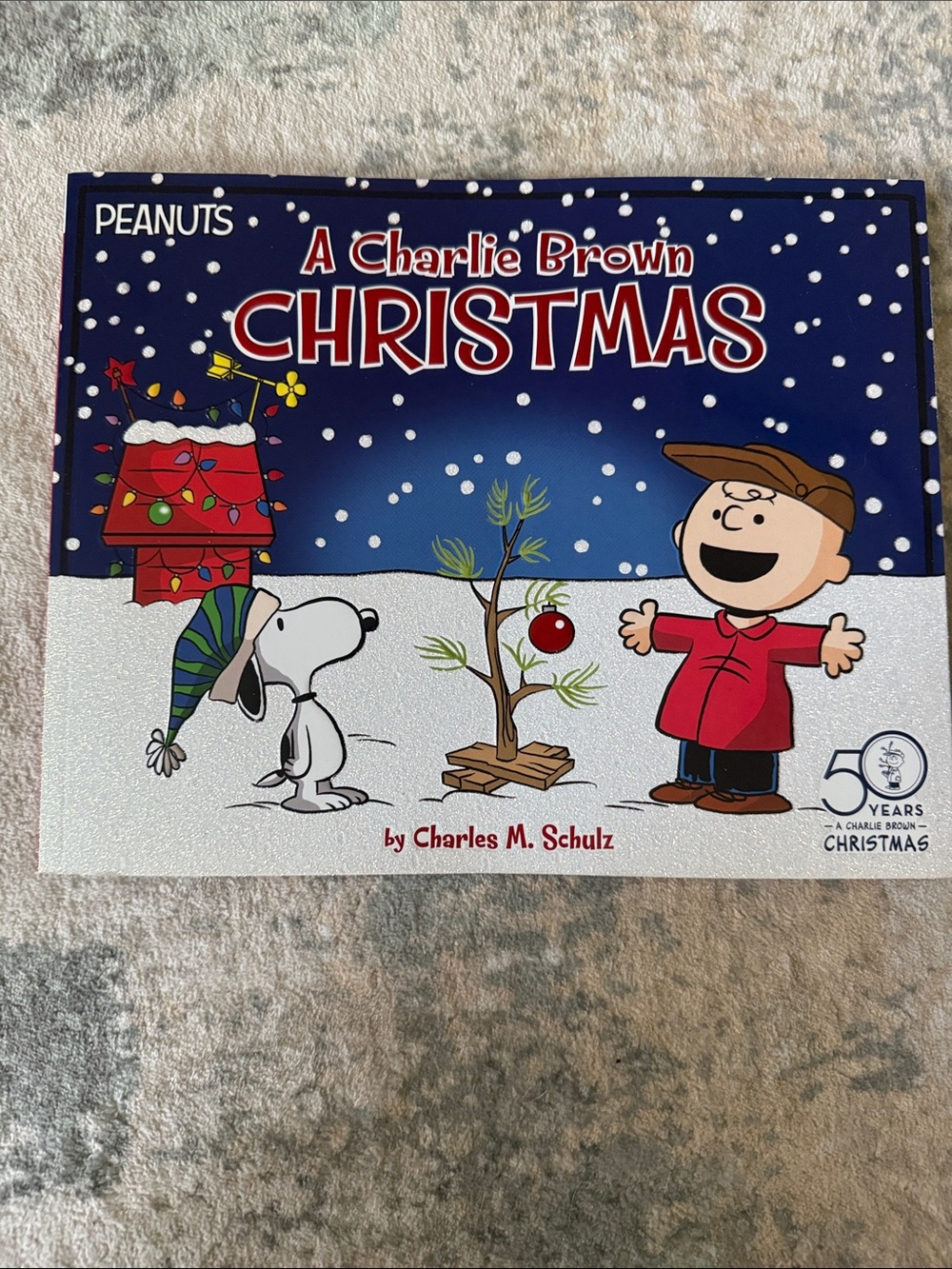 Peanuts A Charlie Brown Christmas Book - 50th Anniversary Edition